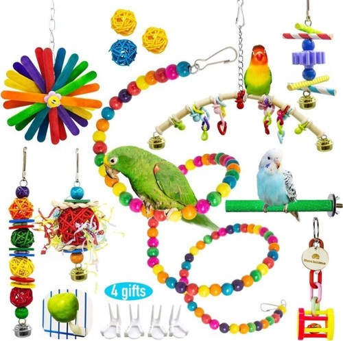 Pcs parrot toys metal rope - 15,