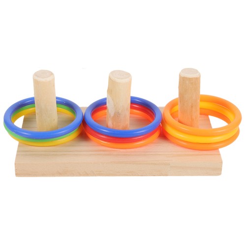 Set wooden parrot - of,