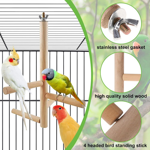 Budgie parrot perches bird toy - perches,