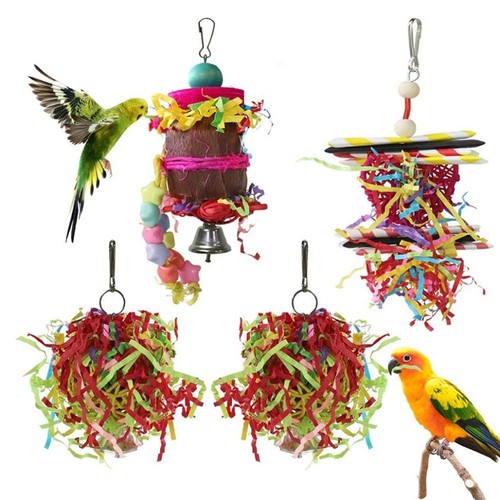 4pcs set bird - 4pcs/set, parrot