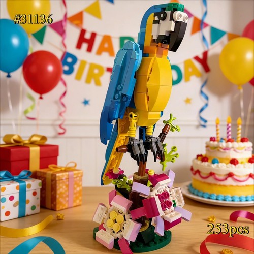 Parrot building toy - 3,