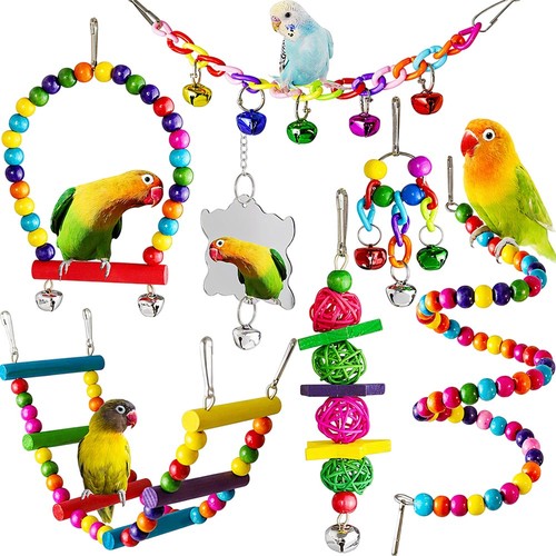 Pack parrot toys set - pack, wood