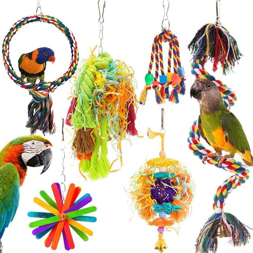 Packs bird toys parrot - bird,