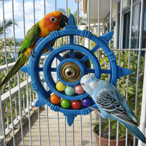 Rudder shaped parrot spinner - parrot,
