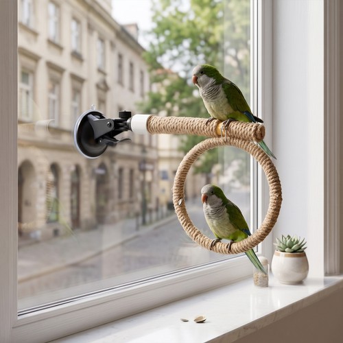 Suction cup bird window - cup, &