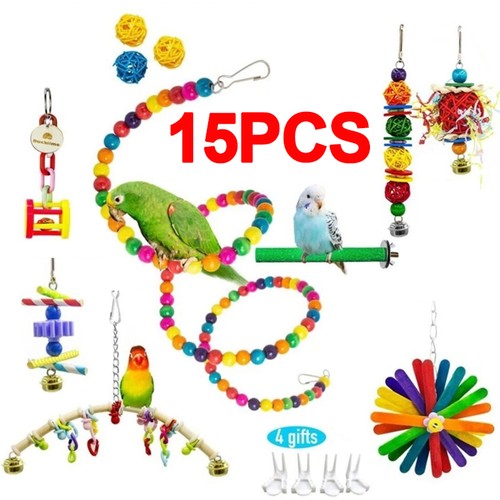 15pcs parrot toys - parrot,
