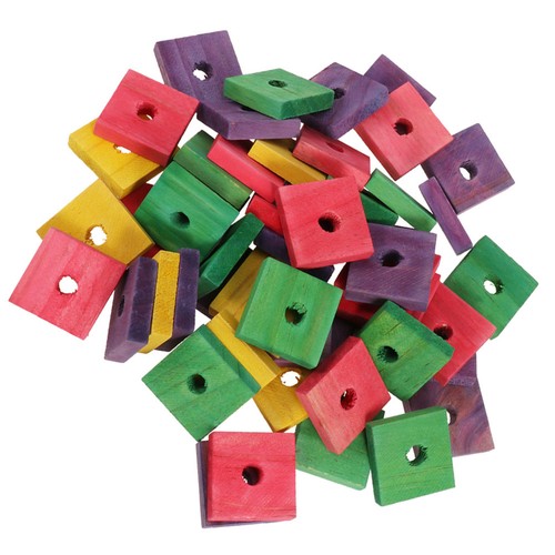 50pcs wooden chip parrot toys - parrot,