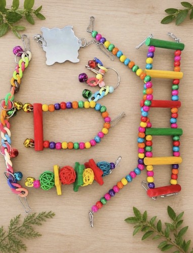 Piece colourful bird cage - 7,