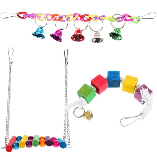 Bright colored wooden hanging - colored,