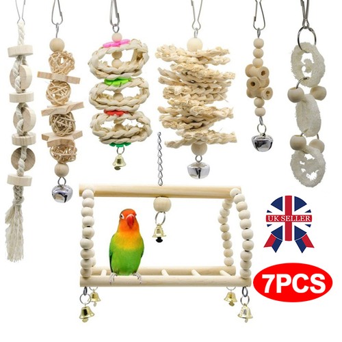 7pcs parrot toys set - 7pcs,